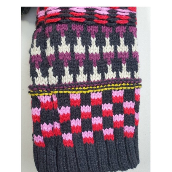 ZARA WOMEN'S COLORFUL CHUNKY KNIT BUTTON DOWN CARDIGAN BLACK--SIZE SMALL - Picture 8 of 9